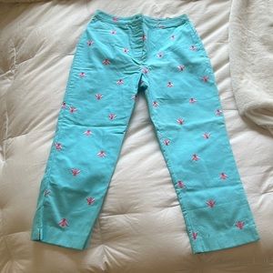 Lilly pants blue with pink bees